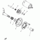 Raptor 350 YFM35RBW Муфта стартера