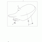 Raptor 250 Special ed YFM25RSE2Y Сидение