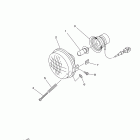 GRIZZLY 350 4WD HUNTER YFM35FGHB Фара