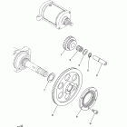Wolverine 450 4WD YFM45FXYL Муфта стартера