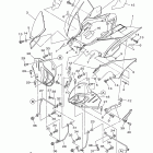 YFZ450RYL/YFZ450RYW Заднее крыло