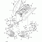 Raptor 350 YFM35RBW Заднее крыло