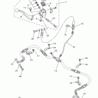 Wolverine 450 4WD YFM45FXYL Главный тормозной цилиндр,передний