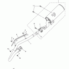 Raptor 250 Special ed YFM25RSE2Y Выхлопная система