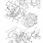 Raptor 250 Special ed YFM25RSE2Y Крышка картера двигателя
