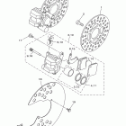 BRUIN 250 2WD YFM25BV Передний тормозной суппорт