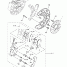 YFZ450RSEY Передний тормозной суппорт