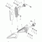 Raptor 350 YFM35RBW Фара
