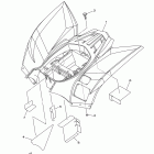 Wolverine 450 4WD YFM45FXYL Заднее крыло