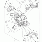 YFZ450RSEY Корпус дроселя в сборе