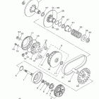 Wolverine 450 4WD YFM45FXYL Сцепление