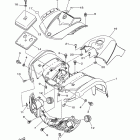 GRIZZLY 125 YFM125GBL Переднее крыло