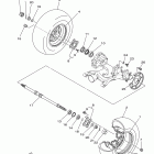 Wolverine 450 4WD YFM45FXYL Заднее колесо