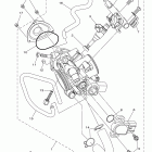 YFZ450RYL/YFZ450RYW Корпус дроселя в сборе