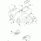 BIG BEAR 400 4WD HUNTER YFM40FBHZ Переднее крыло