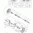 BIG BEAR 400 4WD HUNTER YFM40FBHZ Переднее колесо