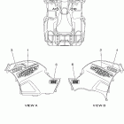 Grizzly 700 4WD YFM7FGX Наклейки