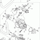 Raptor 700 Special Edition YFM70RSP2X Корпус дроселя в сборе