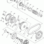 Wolverine 450 4WD YFM45FXW-B Сцепление