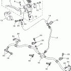 Grizzly 700 4WD YFM7FGX Главный тормозной цилиндр,передний