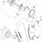 Grizzly 700 4WD YFM7FGX Цепь механизма газораспределения