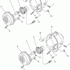 Big Bear 400 4WD YFM40FBX-B Фара