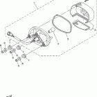 Wolverine 350 YFM35XV Фонарь задний