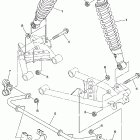 Kodiak 450 4WD YFM45FAV-B Задняя подвеска