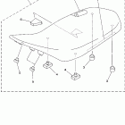 YFZ450W-B Сидение