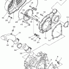 Grizzly 700 4WD YFM7FGX Крышка картера двигателя