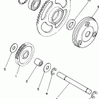 Grizzly 125 YFM125GW Муфта стартера