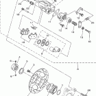 YFZ450W-B Задний суппорт тормозной