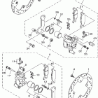 Grizzly 700 4WD YFM7FGX Задний суппорт тормозной