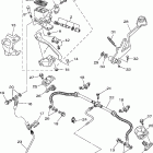 Grizzly 700 4WD YFM7FGX Задний торм цилиндр