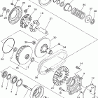 Grizzly 700 4WD YFM7FGX Сцепление