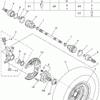 Grizzly 700 4WD YFM7FGX Переднее колесо