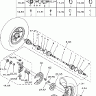 Grizzly 350 4WD YFM35FGX Переднее колесо