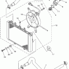 Grizzly 700 4WD YFM7FGX Радиатор и Патрубки
