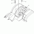 Grizzly 80 YFM80GW-B Заднее крыло