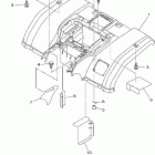 Grizzly 350 YFM35GX Заднее крыло