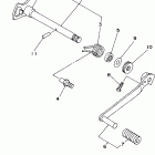 Raptor 80 YFM80RV Вал переключения