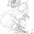 Raptor 350 Крышка картера двигателя