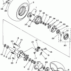 Raptor 80 YFM80RV Заднее колесо