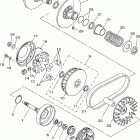 Kodiak 450 4WD YFM45FAV-B Сцепление