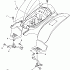 Raptor 80 YFM80RV Заднее крыло