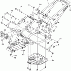 RAPTOR YFM25RX Рама