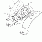 Raptor 50 YFM50RW Заднее крыло