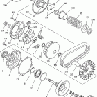 Bruin 350 YFM35BAV Сцепление
