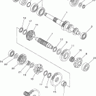 Grizzly 700 4WD YFM7FGX Трансмиссия
