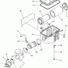 Wolverine 450 4WD YFM45FXW-B Впускная система